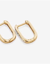 Michael Hill - Huggies with 0.14 Carat TW of Diamonds in 10kt Yellow Gold