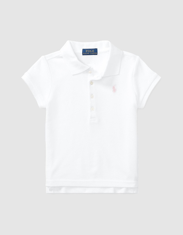 Polo Ralph Lauren - Stretch Cotton Mesh Polo Shirt - Kids