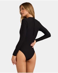 Billabong - Womens Tanlines Bodysuit Rash Vest
