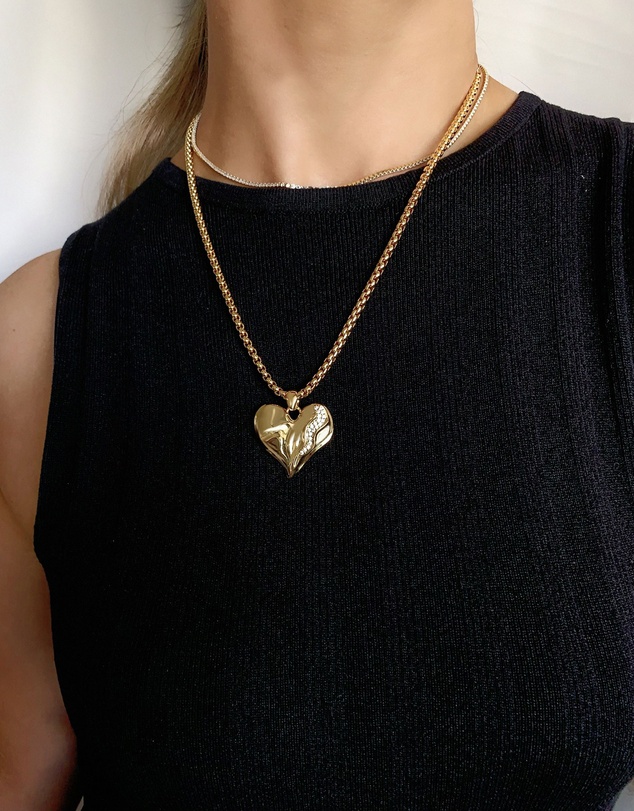 Jackie Mack - Adore Heart CZ Necklace