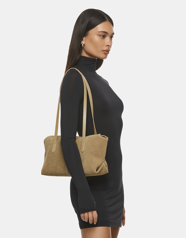 Nakedvice - The Poppy Blonde Suede Bag