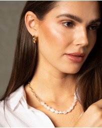 Mestige - De Sol Hoops - 18K Gold Plated