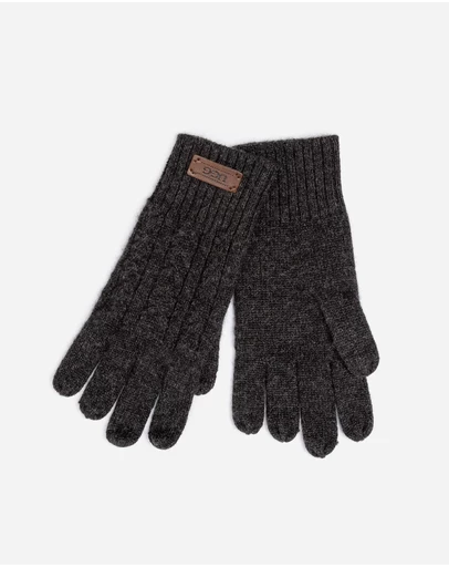 Ozwear Connection Uggs - Ugg Cable Knit Pure Cashmere Touch Screen Gloves