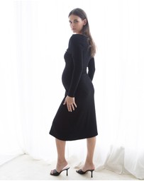 Soon Maternity - Twist Off shoulder Dress