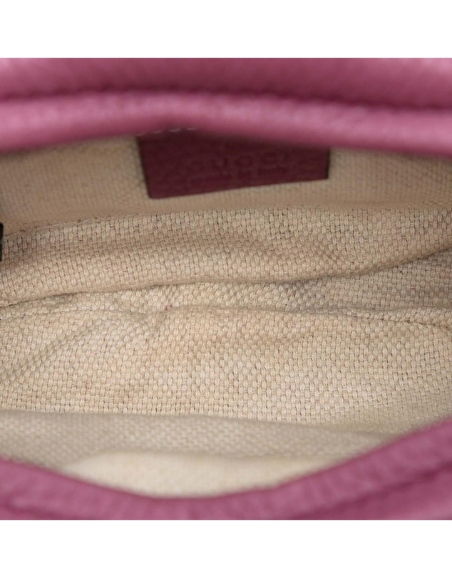 Pre-Loved by Azura Reborn - Pre-Loved Mini Pebbled Calfskin Soho Chain Crossbody