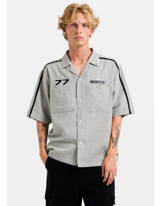 Black Noise White Rain - Noise Short Sleeve Shirt