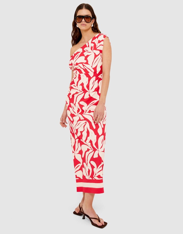 Staple the Label - Serata Asym Midi Dress
