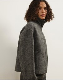 Atmos&Here - Iris Wool Blend Bomber