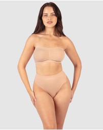 B Free Intimate Apparel - Cotton-Rich Padded Strapless Bra (A-B-C) Cup