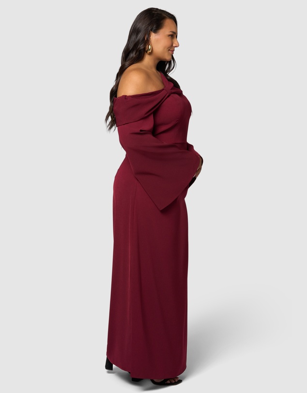 Pink Dusk by Curve Project - Say My Name Midi Dress