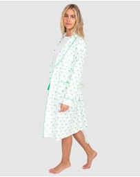 Sant And Abel - Women's Green Palm Tree Robe