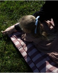 Phile - Striped Play Mat – Pink