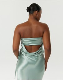 Third Form - Satin Drape Bustier