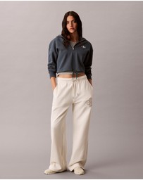 Calvin Klein Jeans - Monologo Terry Cropped Hoodie