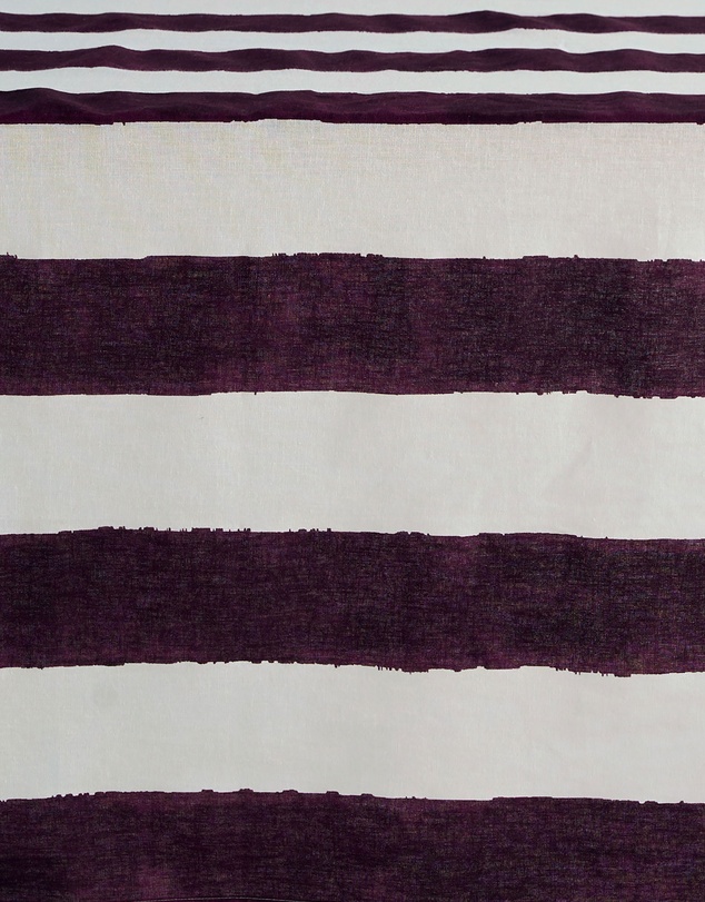 Aura Home - Riviera Stripe Cotton Linen Tablecloth