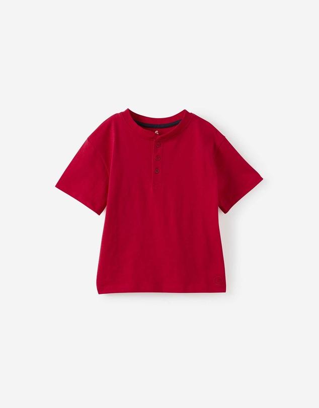Cotton On Kids - Slub Henley Tee