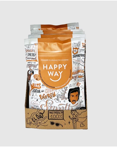 Happy Way - Smooth Operator Salted Caramel Whey Protein Powder 6 Sample Packs