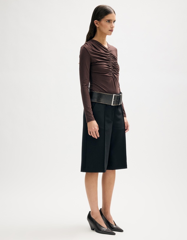 Minima Esenciales - Tore Gathered Jersey Bodysuit