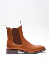 3 Wise Men - 3 Wise Men Vedder Leather Chelsea Boot
