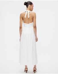 Revibe - Repaired Minima Esenciales Thalia Halter Midi Dress - AU 6
