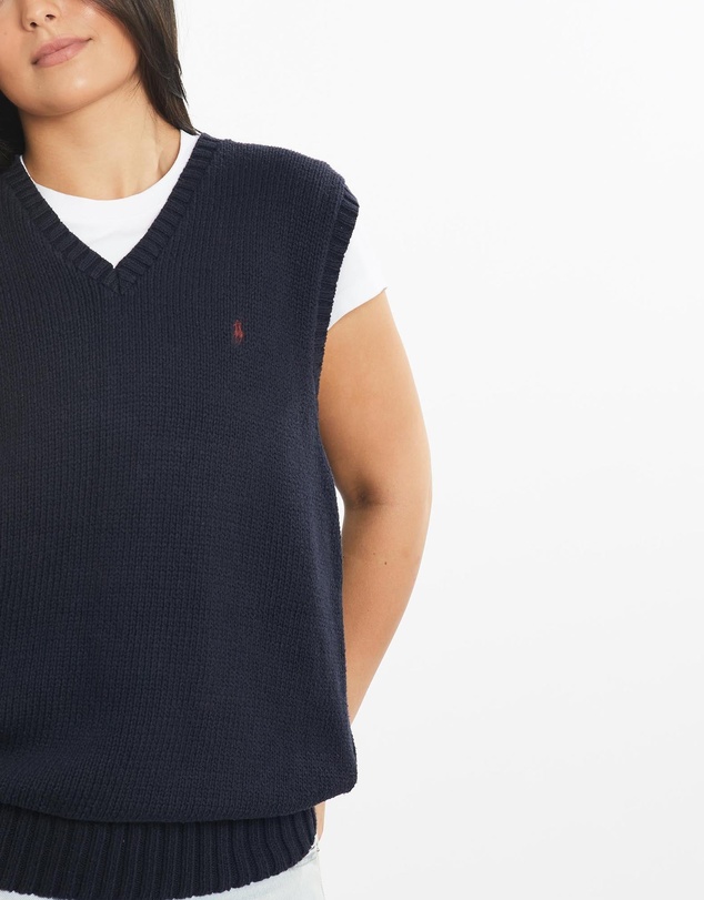 Vintage by The Real Deal - Pre Loved - Vintage 90s Polo Ralph Lauren Knit Sweater Vest