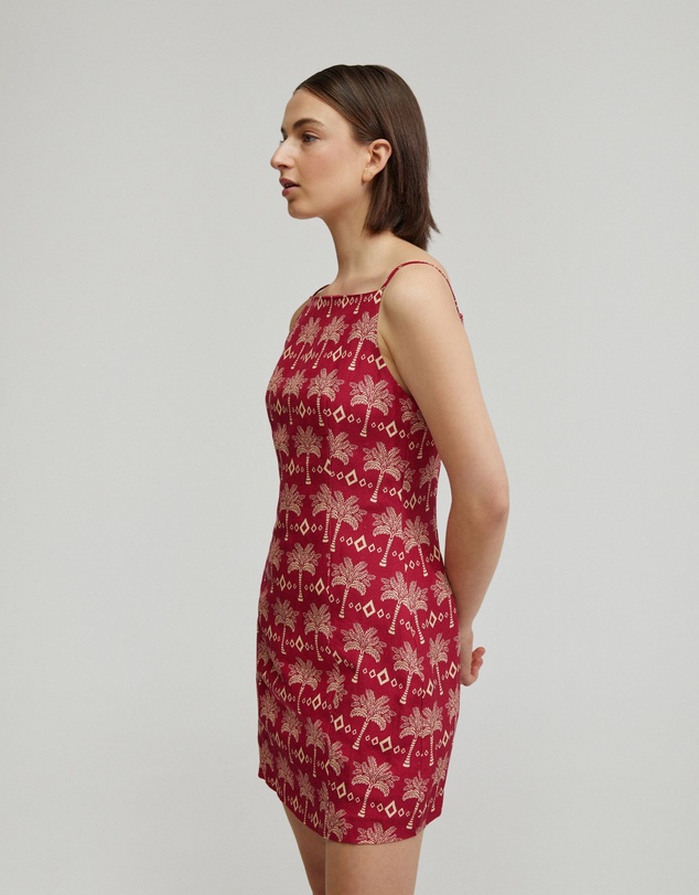 Oxford - Ebony Printed Mini Dress