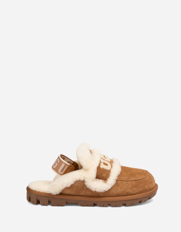 Ozwear Connection Uggs - Ugg Violet Heritage Shearling Slipper Elastic Logo Strap (Detachable)