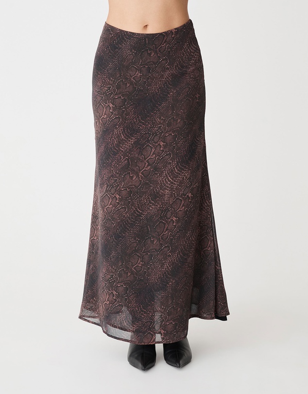 Forcast - Sonia Snake Maxi Skirt
