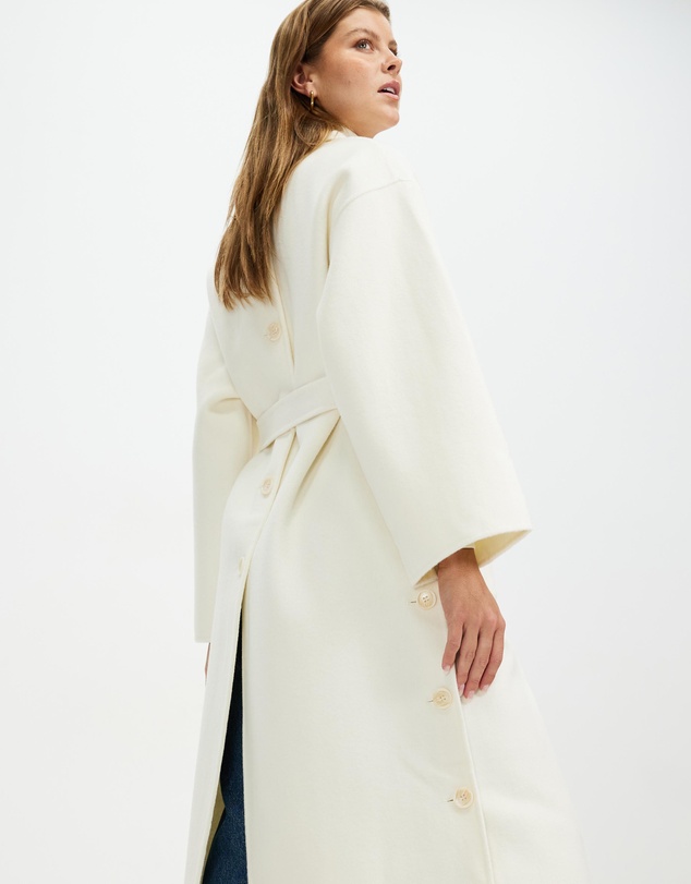 Belle & Bloom - Wide Awake Split Hem Overcoat