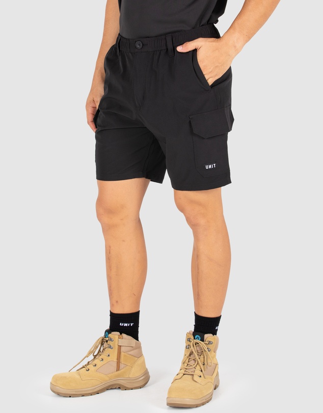 UNIT Workwear - UNIT Flexlite Mens Lightweight Cargo Shorts