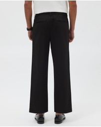AERE - Twill Wide Leg Pants