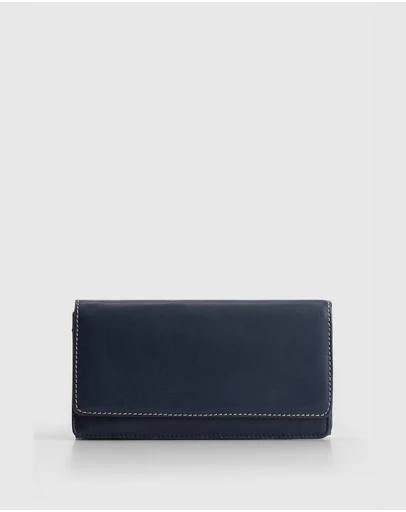Evity - Maya Leather Large Clutch