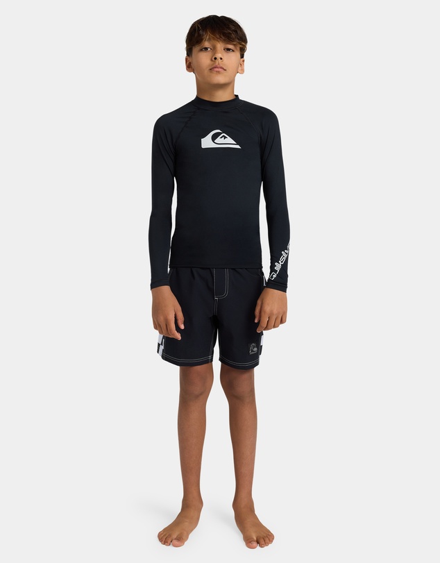 Quiksilver - Boys 8 to 16 All Time Long Sleeve Rash Vest