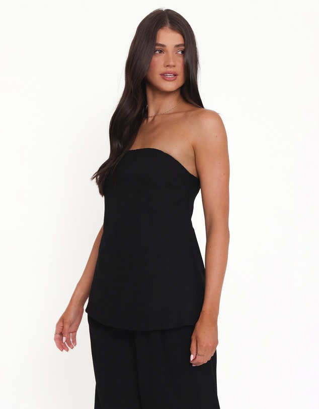 Petal & Pup - Rosemarie Strapless Top - Black