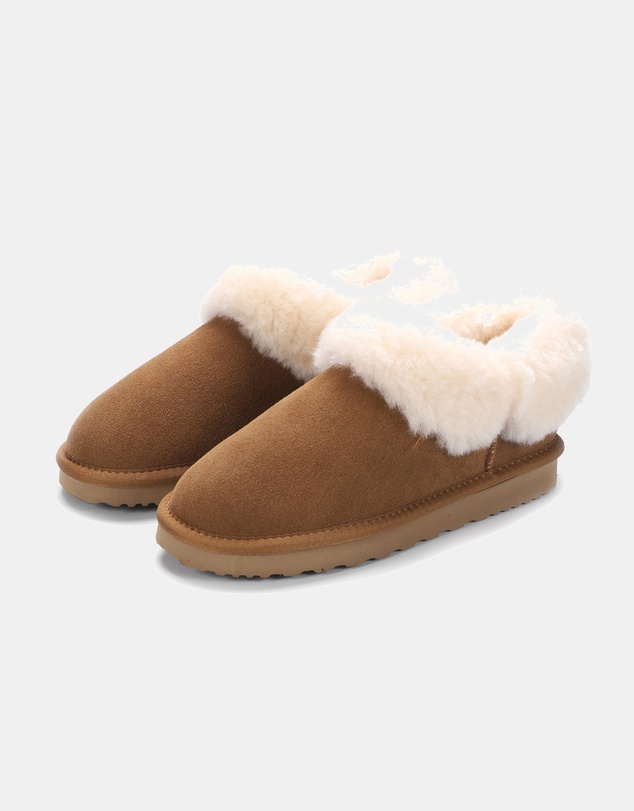 AusWooli Ugg Boots - Coogee Sheepskin Cozy Ankle Slippers