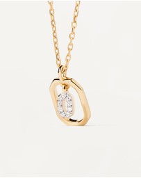 PDPAOLA - Mini Letter O Gold Necklace