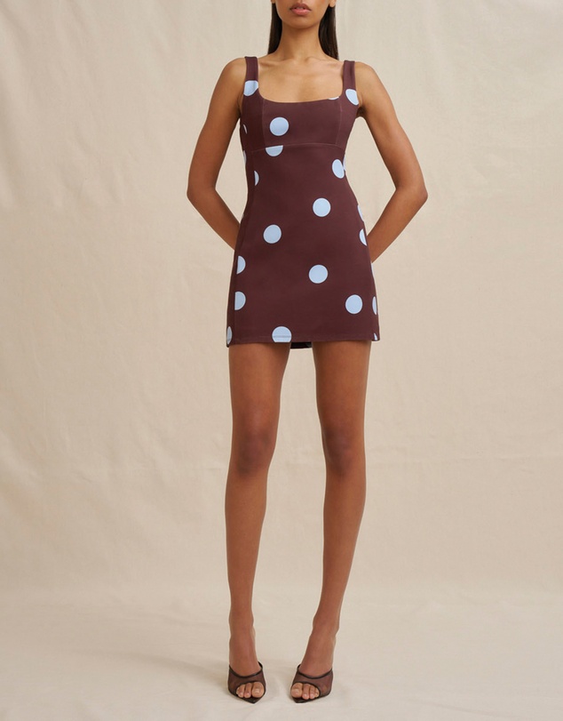 BY JOHNNY. - Paloma Polka Mini Dress