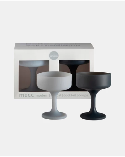 porter green - mecc | silicone unbreakable cocktail glasses