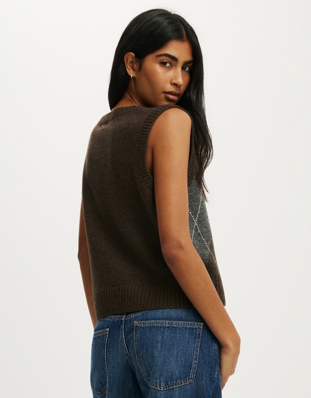 Cotton On - V-Neck Slouch Vest