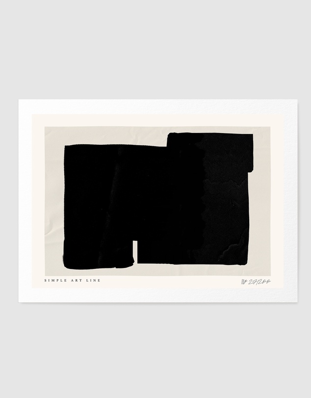 Olive et Oriel - Simple Artline No32 by Treechild Art Print