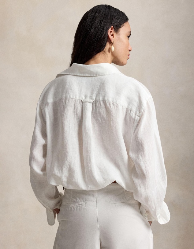Polo Ralph Lauren - Oversize Fit Big Pony Linen Shirt