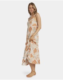 Billabong - Womens Forever Folk Shine Midi Dress