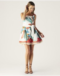 MOS The Label - Fiorina Print Mini Dress