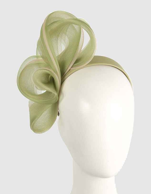 Fillies Collection - Bespoke Sage Racing Fascinator