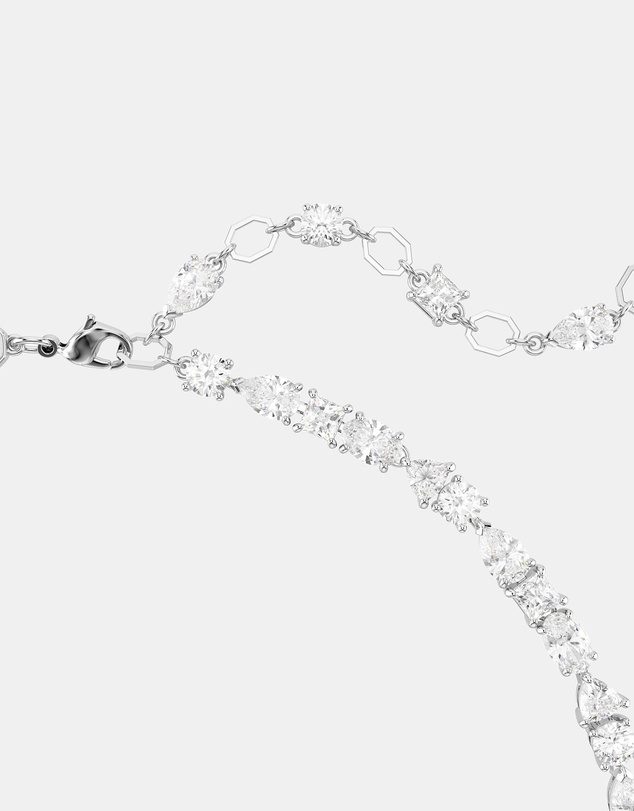 Swarovski - Mesmera set, Mixed cuts, White, Rhodium plated