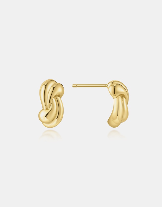 Ania Haie - Gold Rope Twist Stud Earrings