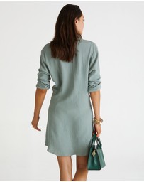 Heaven Australia - Wrap Front Shirt Dress