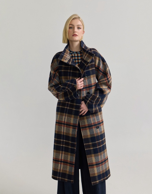 Oxford - Edi Wool Checked Coat