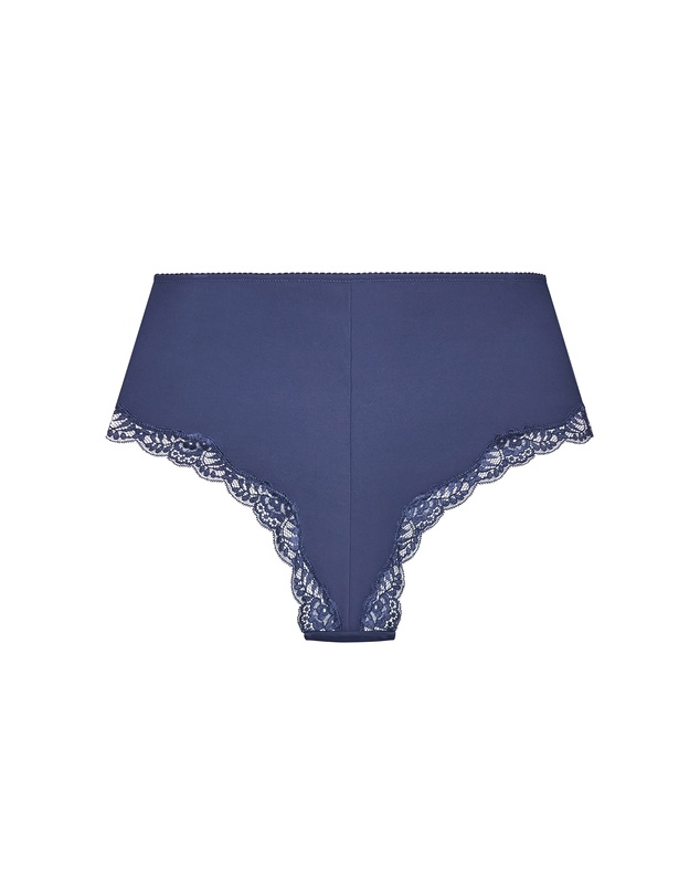 City Chic - Plus size Fifi Hi Waist Shorty - french navy