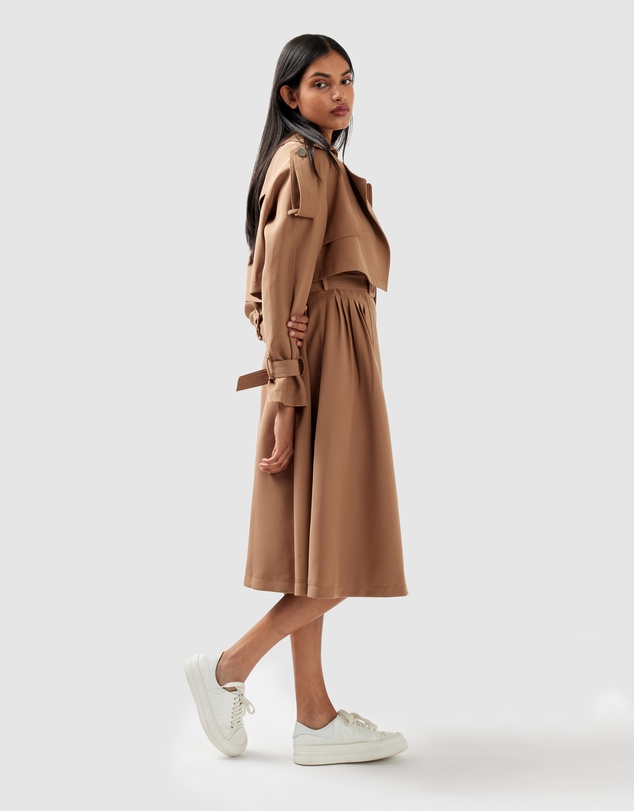 Belle & Bloom - Manhattan Cropped Trench